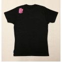 Черная футболка Supremebeing #18 с принтом